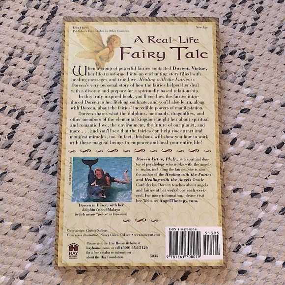 Discontinued Book - Healing with the Fairies by Doreen Vitue. Ph. D. - Picture 2 of 2